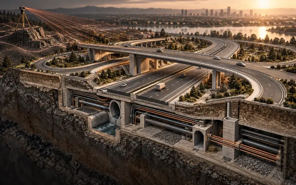 infrastructure — AI-generated advanced technology concept illustration