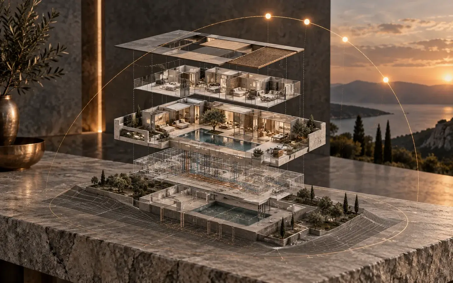 architecture — AI-generated advanced technology concept illustration